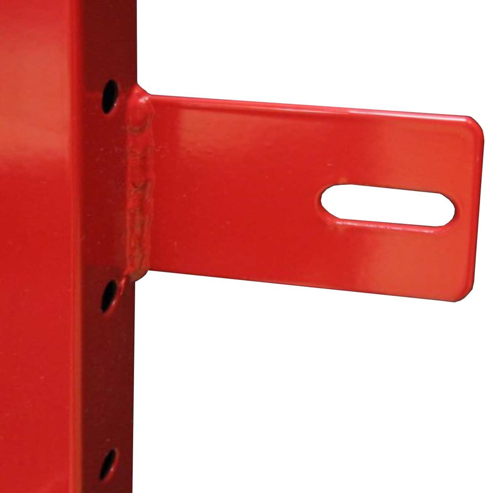 MonsterShop 3 Shelf Red Volcano Metal Van Shelving Rack Image 3