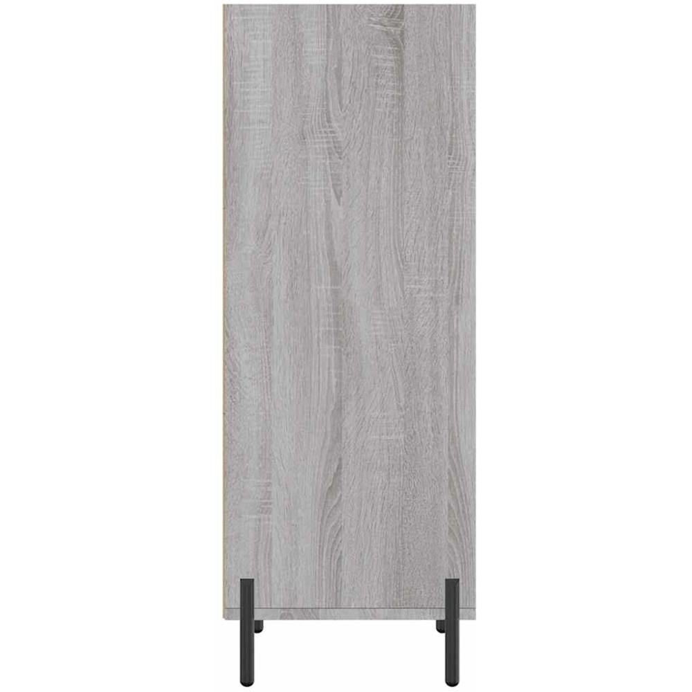 vidaXL 3 Shelf Grey Sonoma Sideboard Image 5