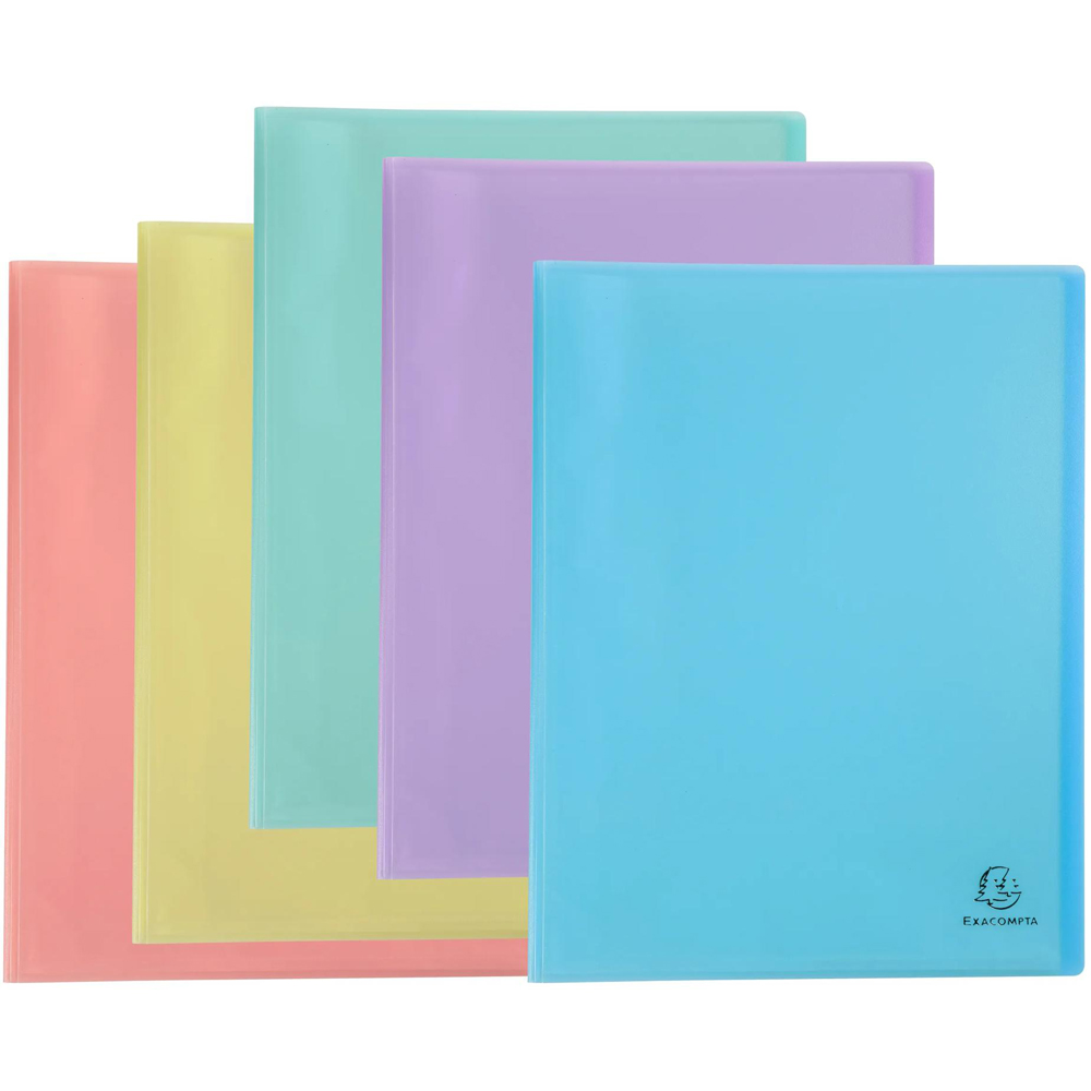 Exacompta A4 Multicolour Semi Rigid Display Book 60 Views 10 Pack Image 5