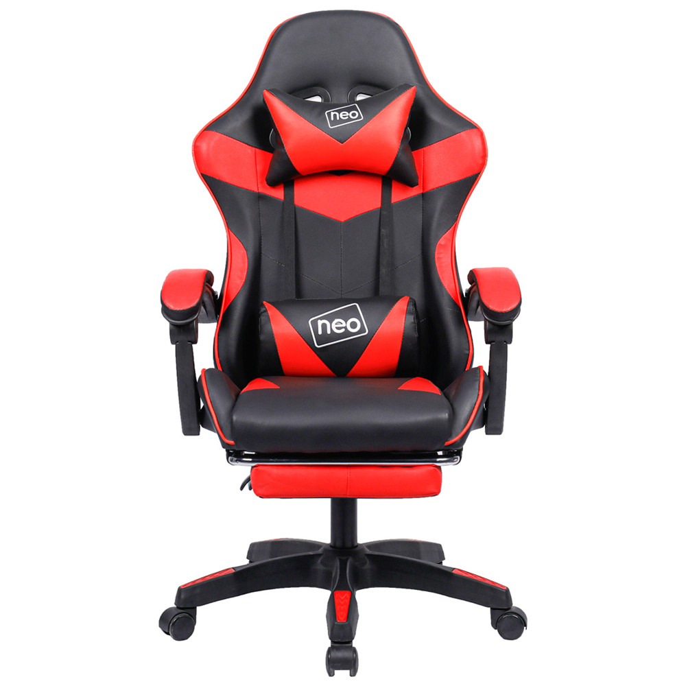 Neo Red PU Leather Office Chair Image 5
