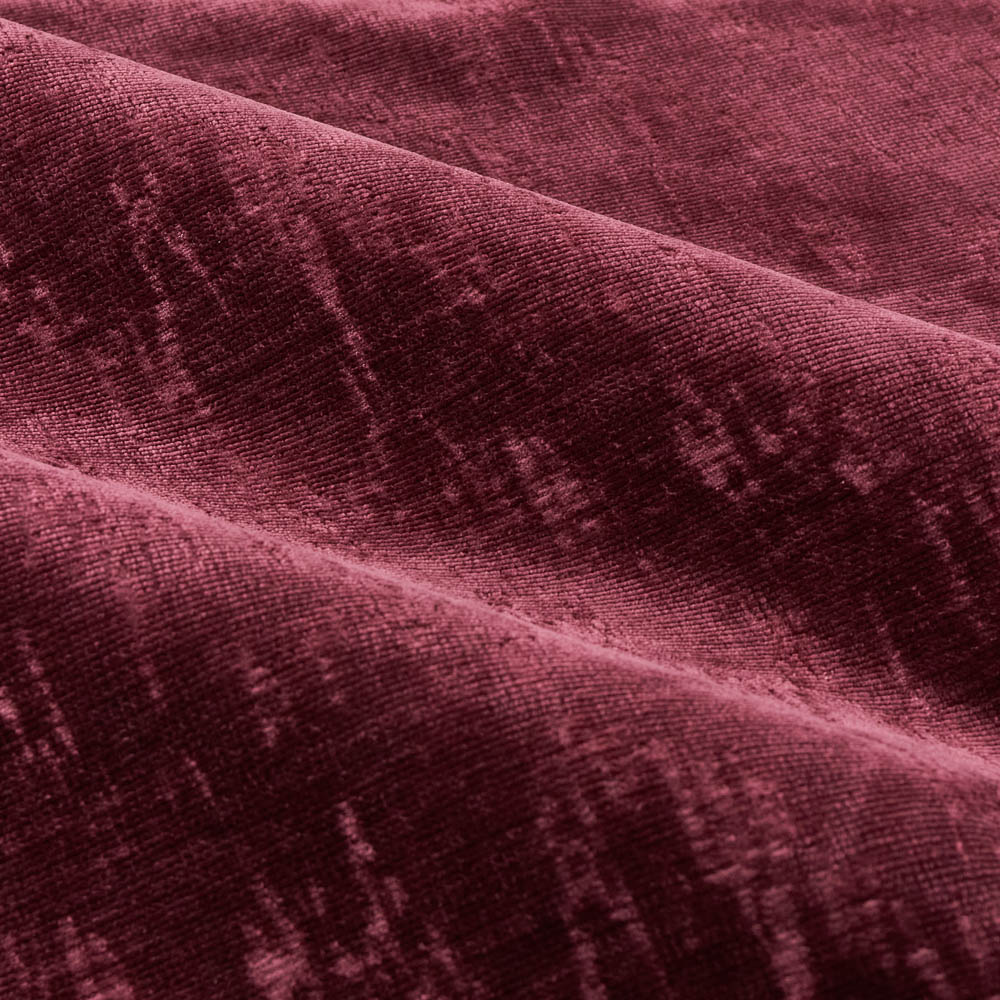 Paoletti Aurelio Burgundy Chenille Fully Lined Eyelet Curtains 229 x 229cm Image 4