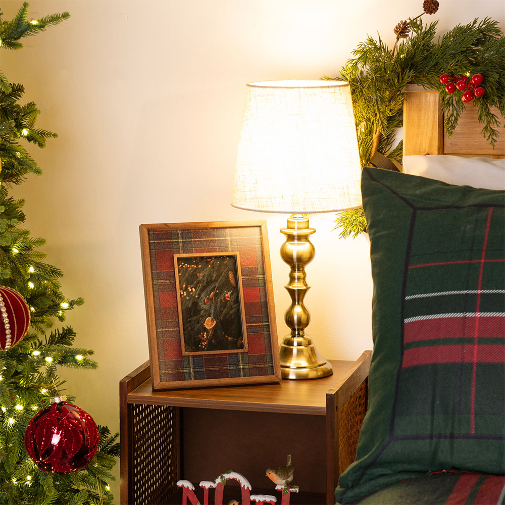 Plaid Inlay Photo Frame Image 3