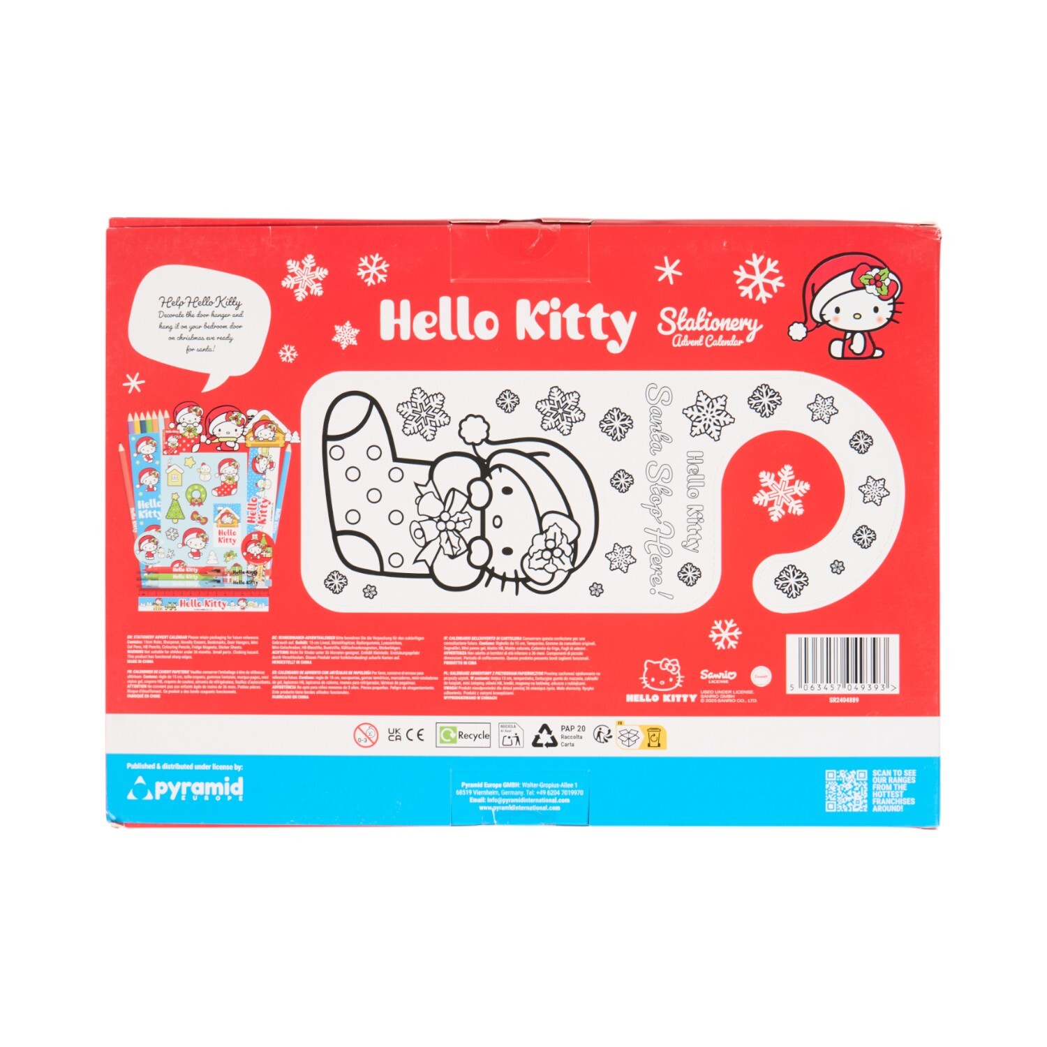 Hello Kitty Stationery Advent Calendar Red Image 2