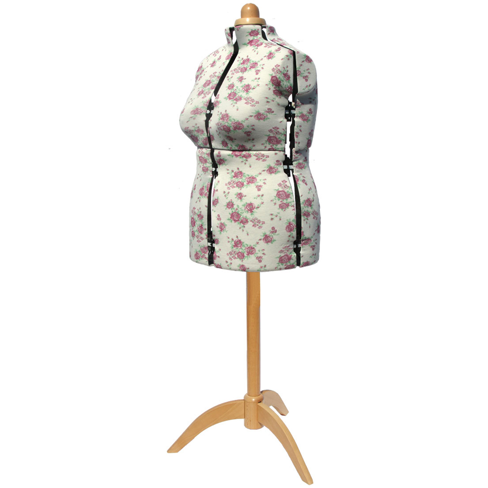 Sewing Online 5912C Rosebuds Adjustable 8-Part Dressmakers Dummy with Hem Marker Large Image 1