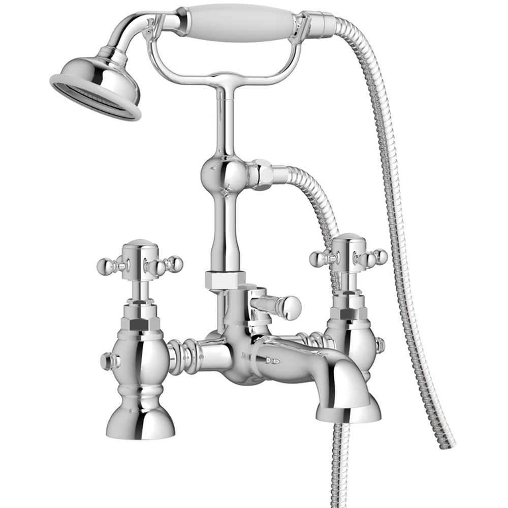 Bathstore Porto Chrome Bath Shower Mixer Kit Image 1
