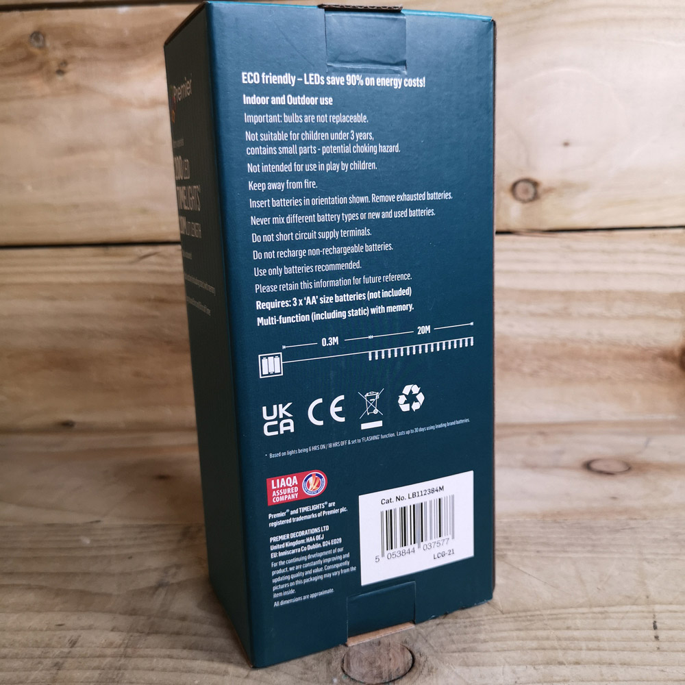 Premier 200 Multicolour LED String Light 20m Image 9