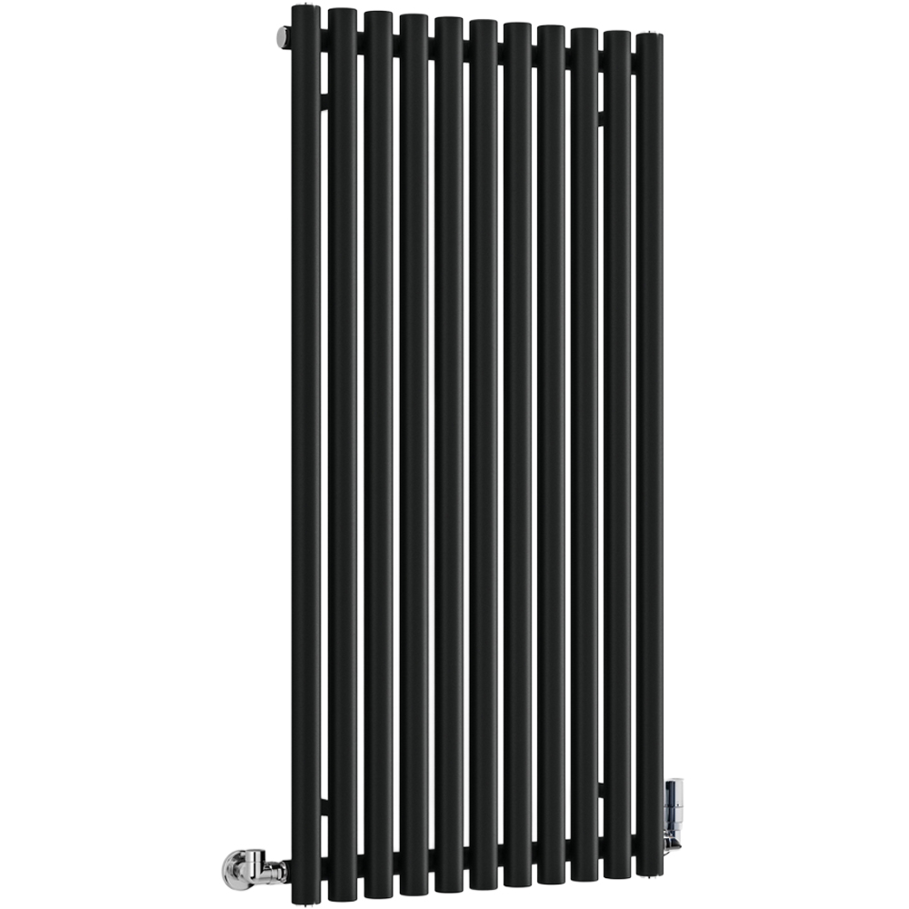 Terma Rolo Room 3028 BTU Heban Black Radiator 1200 x 590mm Image 1