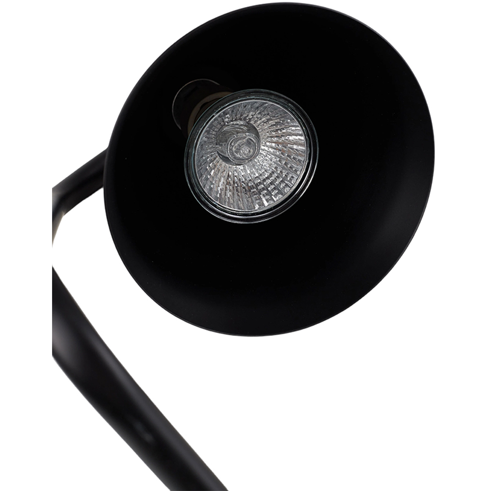 Living and Home Black Minimalist Dimming Candle Warmer Lamp Image 6