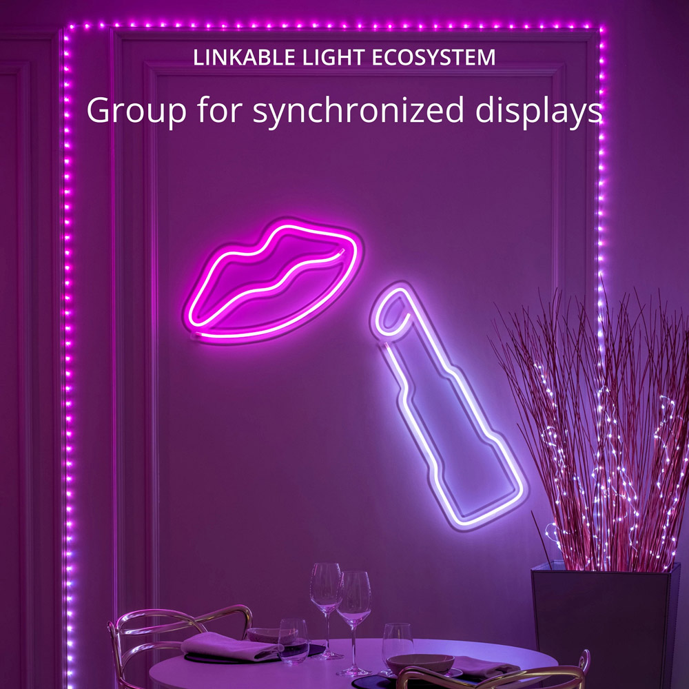 Twinkly Dots 200 RGB LED Smart Black Cable String Light 10m Image 5