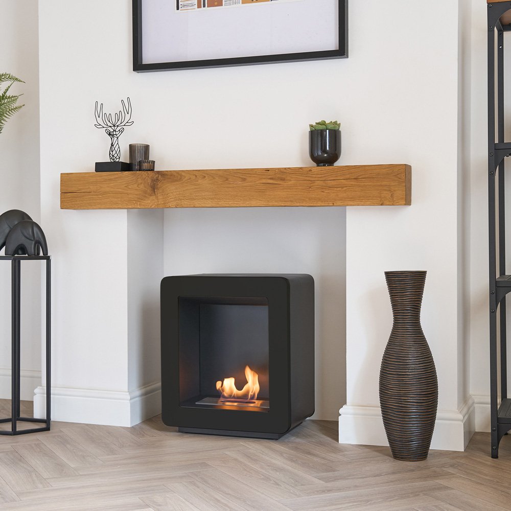 Adam Mira Black Bio Ethanol Stove 3000W Image 2