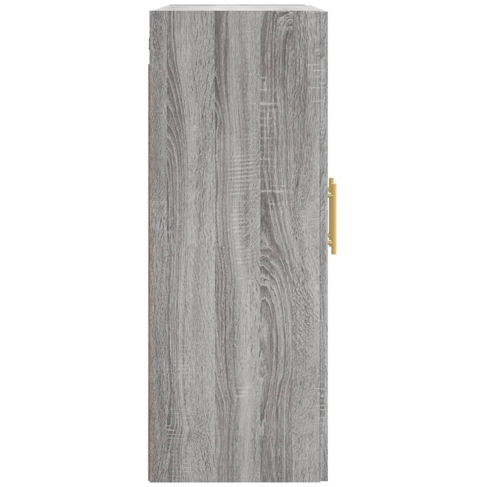 vidaXL 2 Door Grey Sonoma Wall Mounted Cabinet Image 6