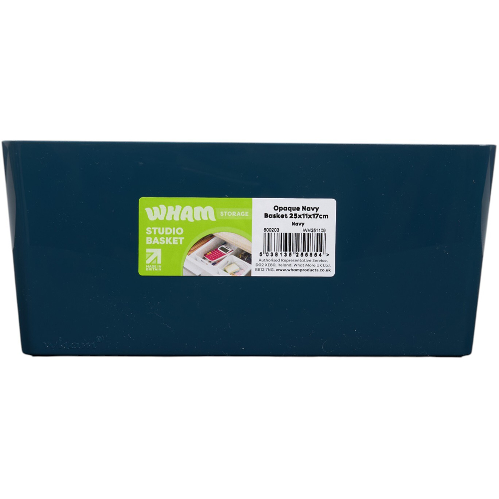 Wham Opaque Studio Basket Navy Blue Image 4