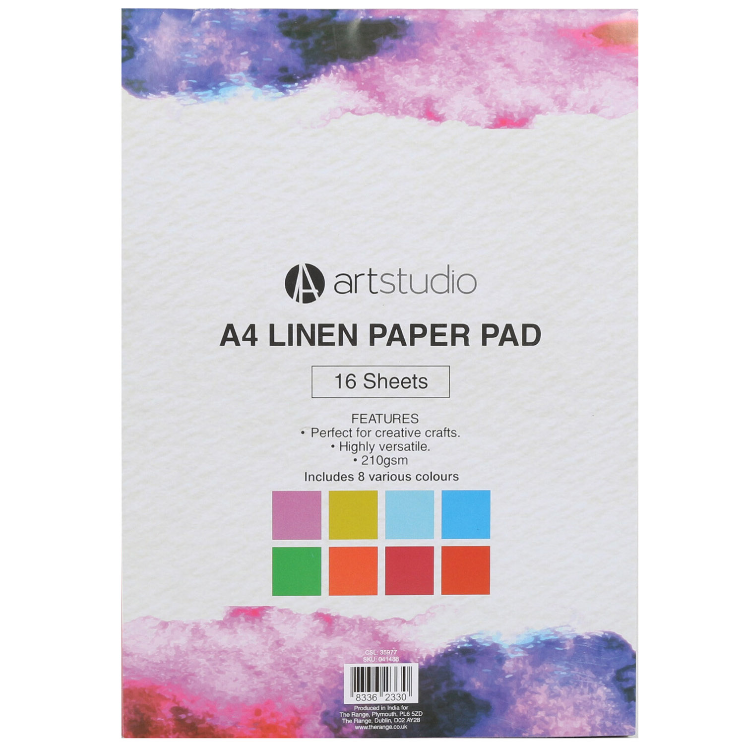 A4 Linen Paper Pad Wilko