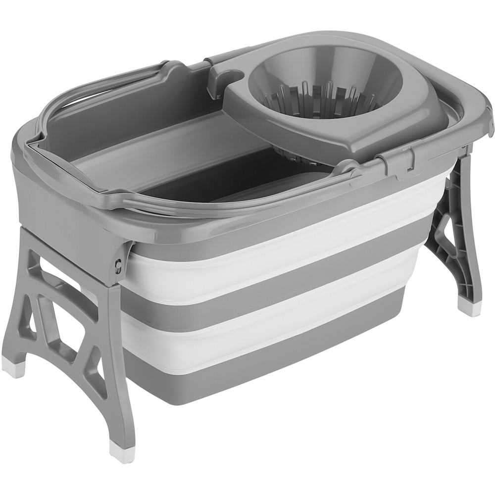 Collapsible Mop Bucket 20LGrey Image 1