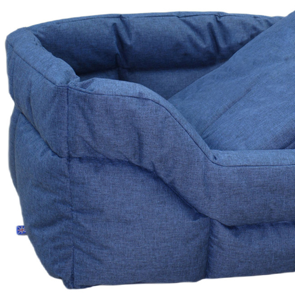 P&L Large Blue Heavy Duty Dog Bed Image 2