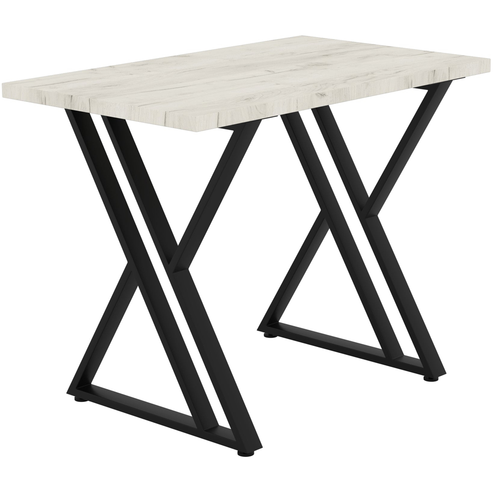 Shefa New York 4 Seater Dining Table White Craft Oak Image 2