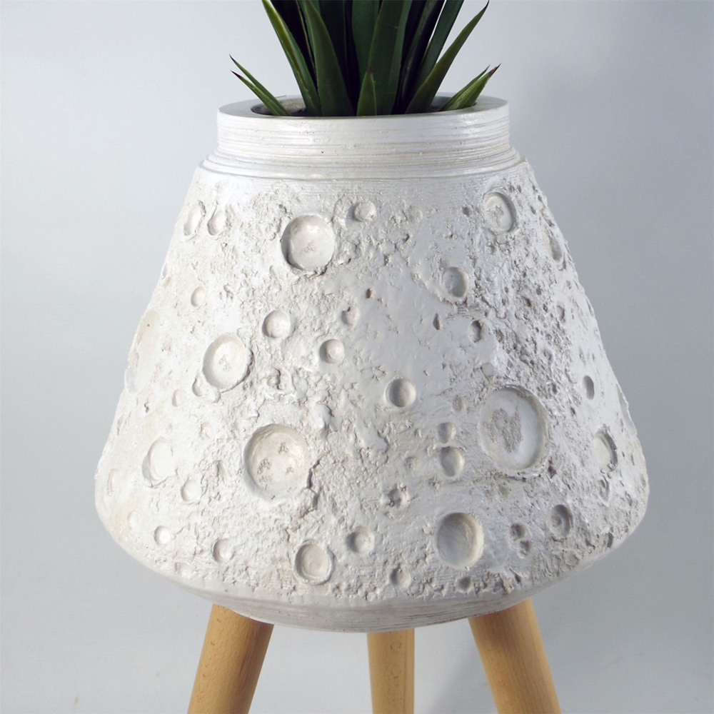 Botanik Lunar White Planter 62 x 40cm Image 5