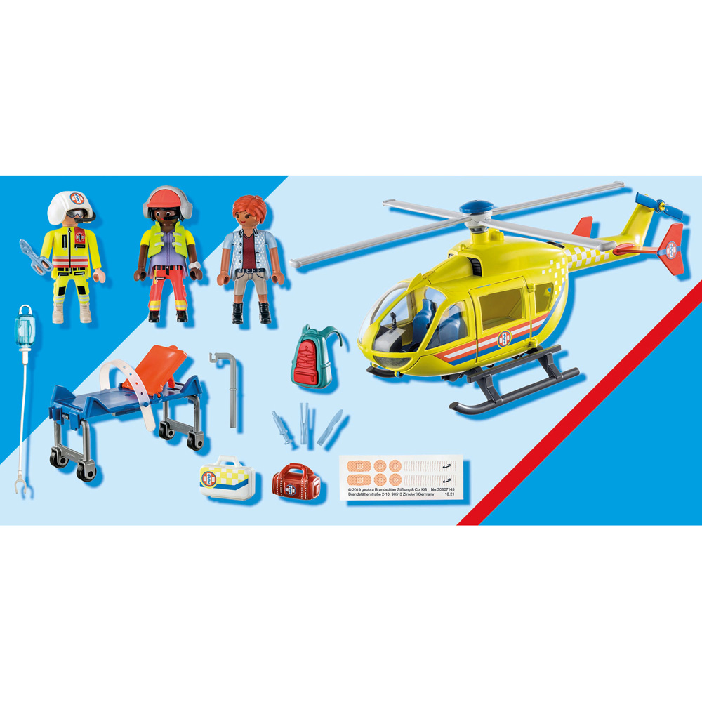 Playmobil Medical Helicopter Playset 31 Piece Image 10