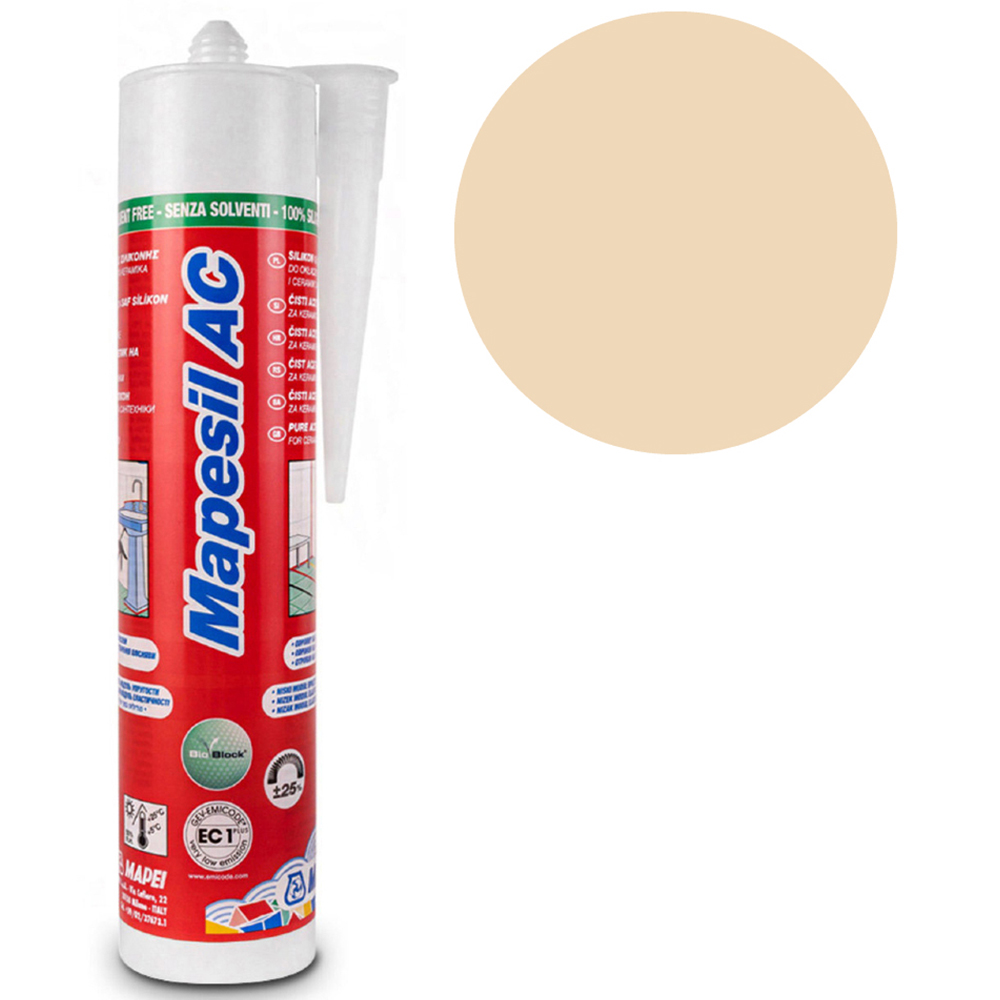 MAPEI Mapeisil AC 132 Beige Silicone Sealant 310ml Image 2