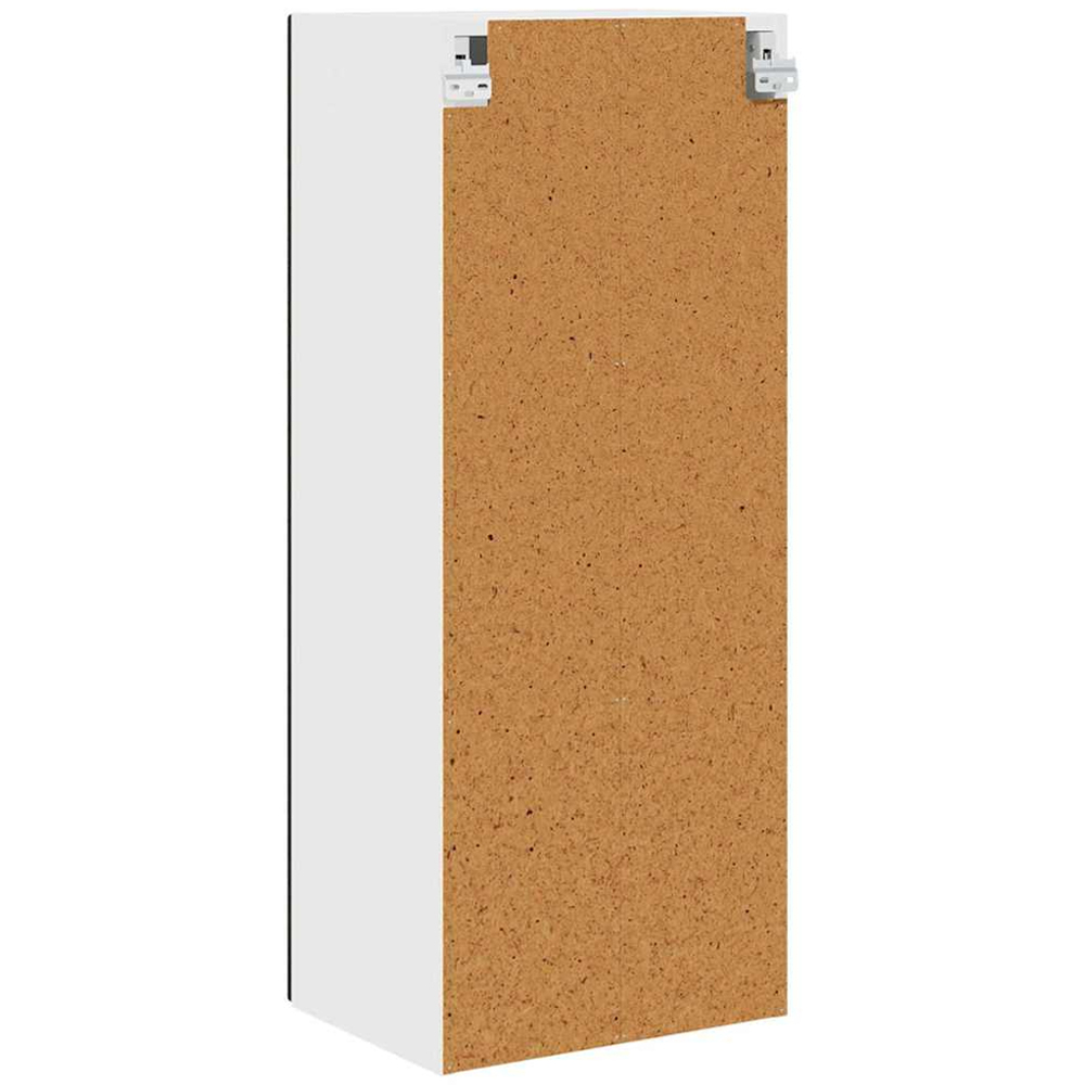 vidaXL Single Glass Door Black Kitchen Wall Cabinet Image 7