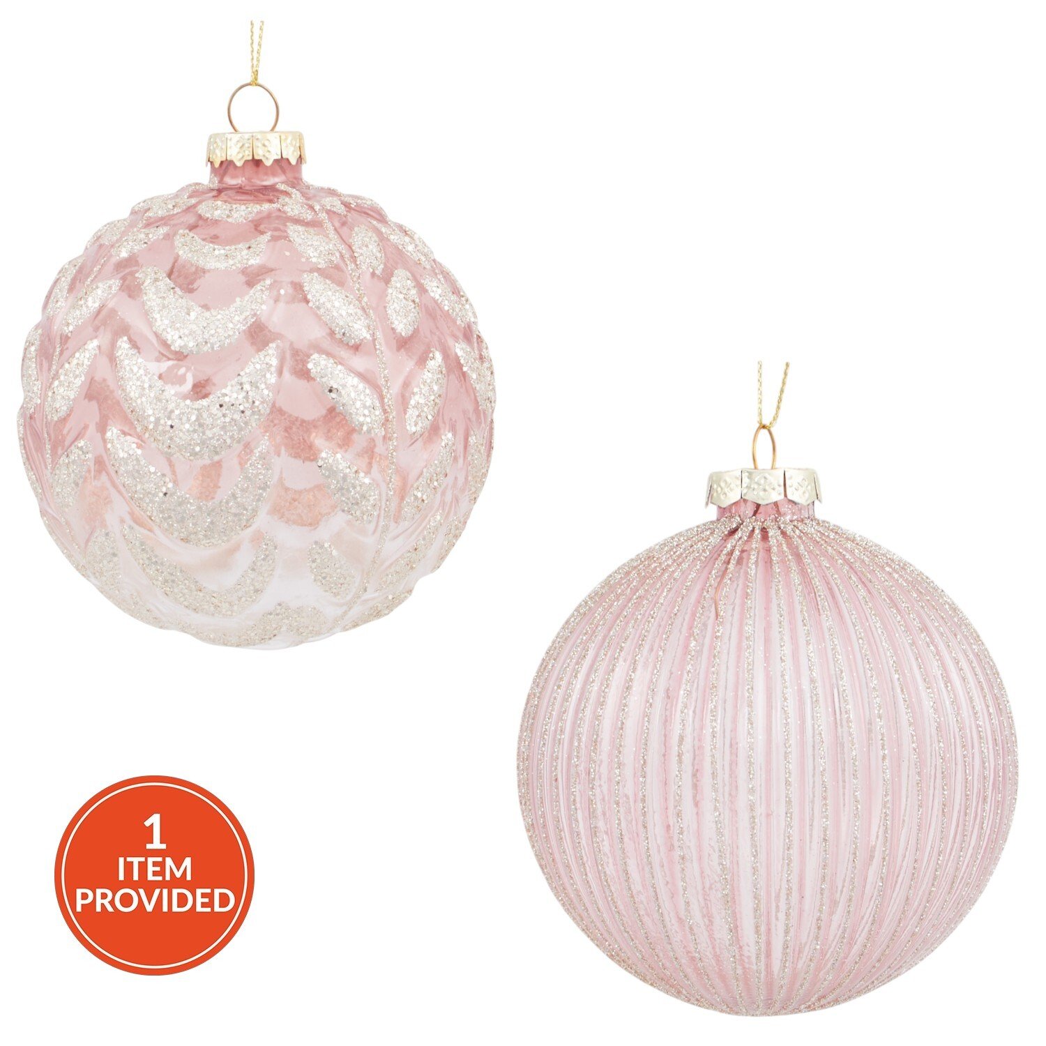 Ombre Glitter Bauble Image 1