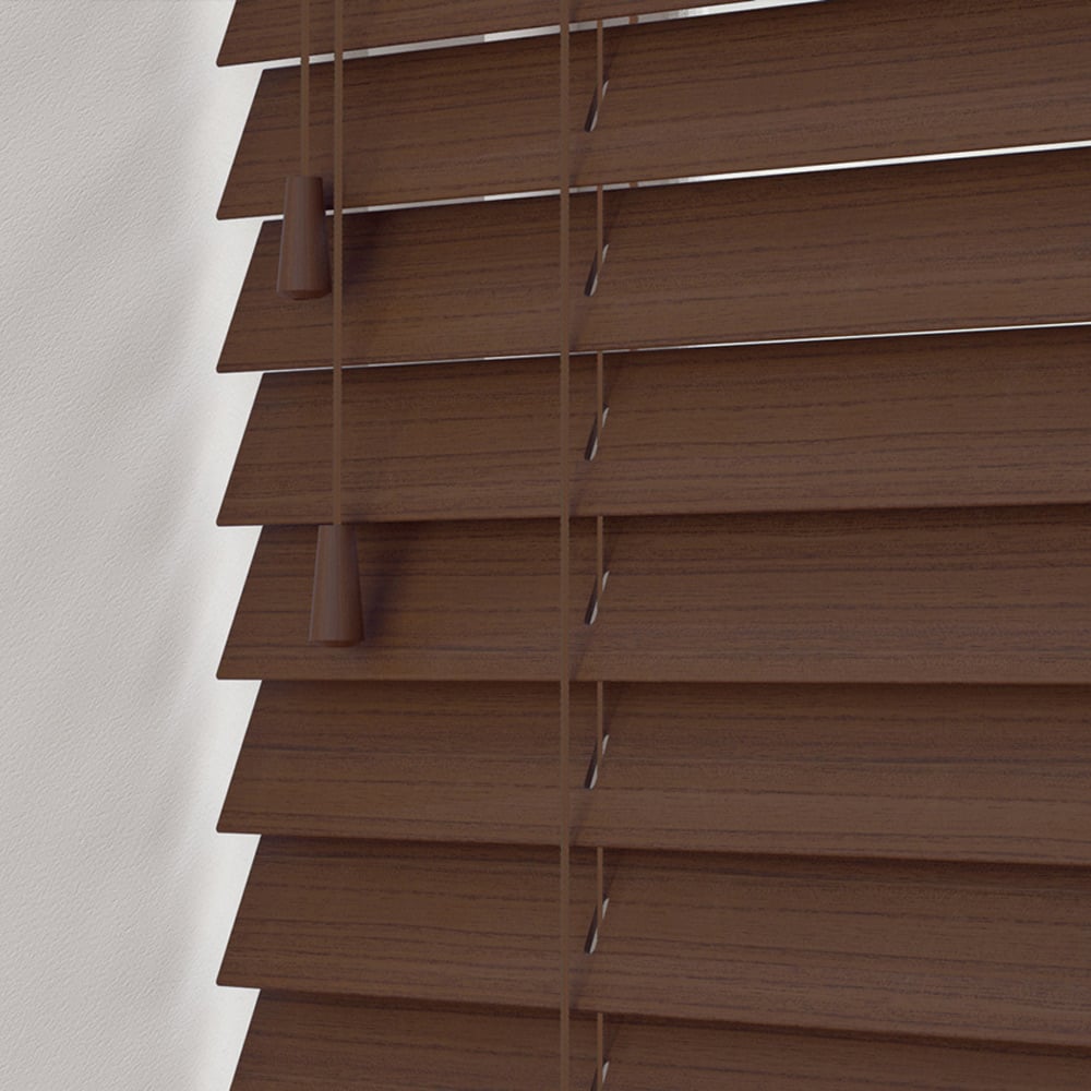 New Edge Blinds Grained Venetian Blinds Chocolate 170cm Image 1