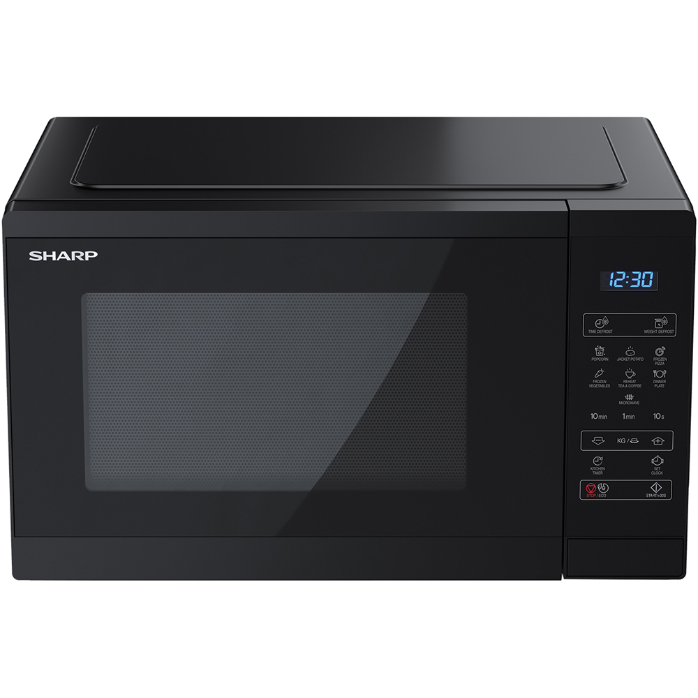 Sharp SP2521 Black 25L Solo Electronic Control Microwave Image 3