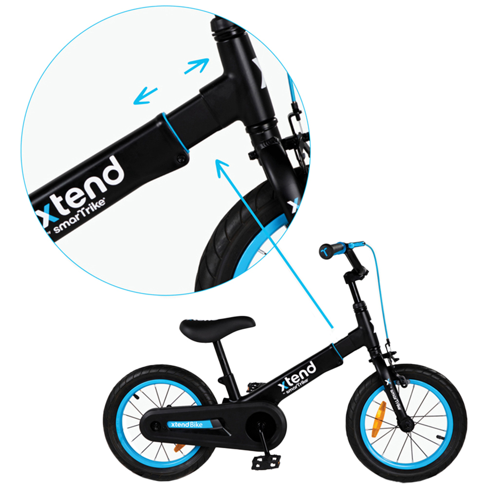 SmarTrike Xtend 3 Stage Bicycle Blue and Black Image 9
