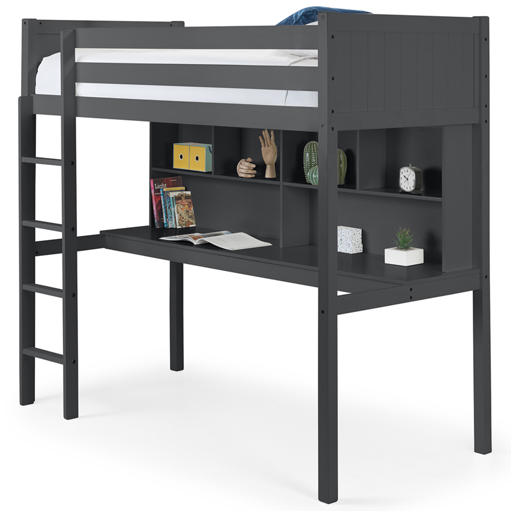 Julian Bowen Titan Single Anthracite High Sleeper Workstation Image 3