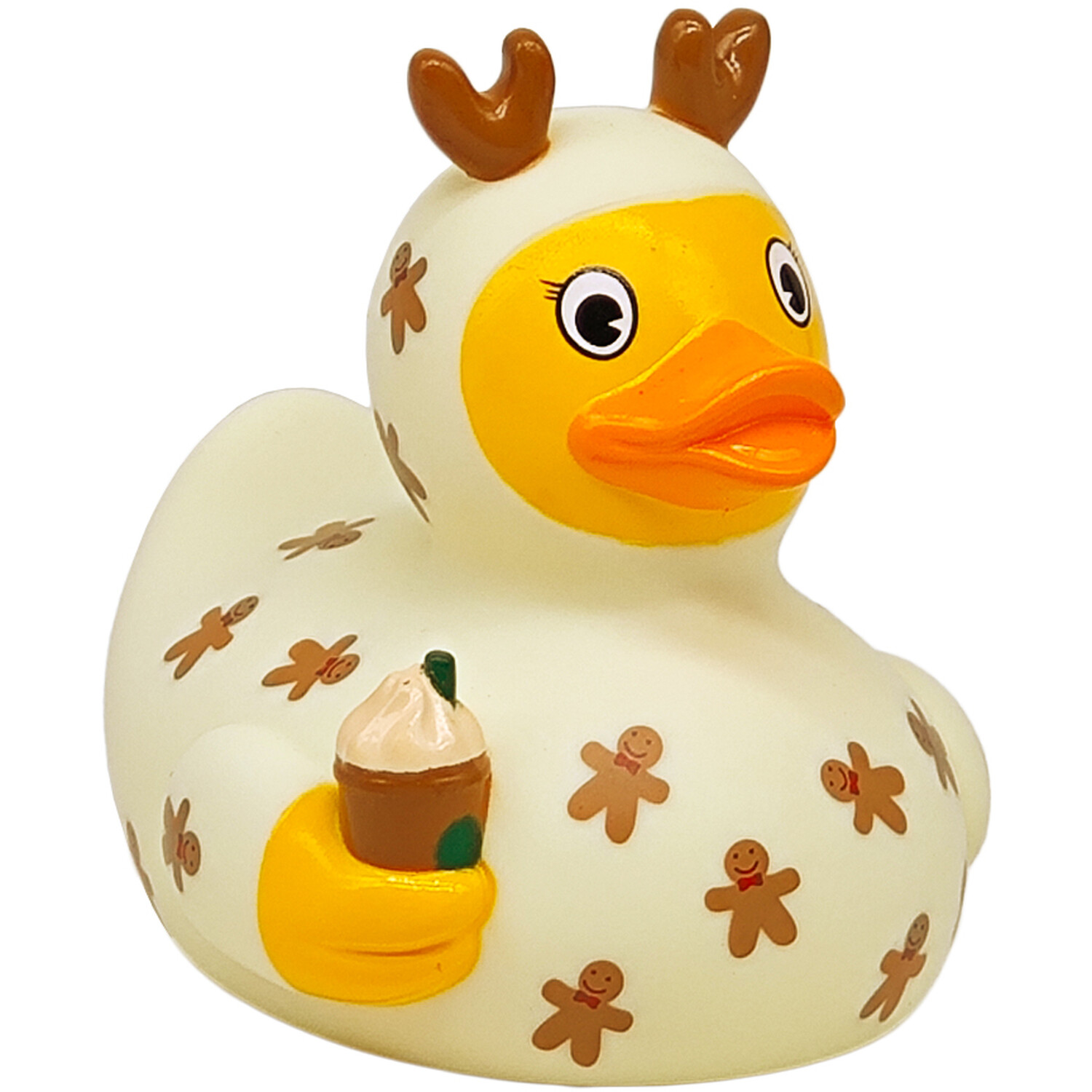 Gingerbread Onesie Rubber Duck Beige Image 1