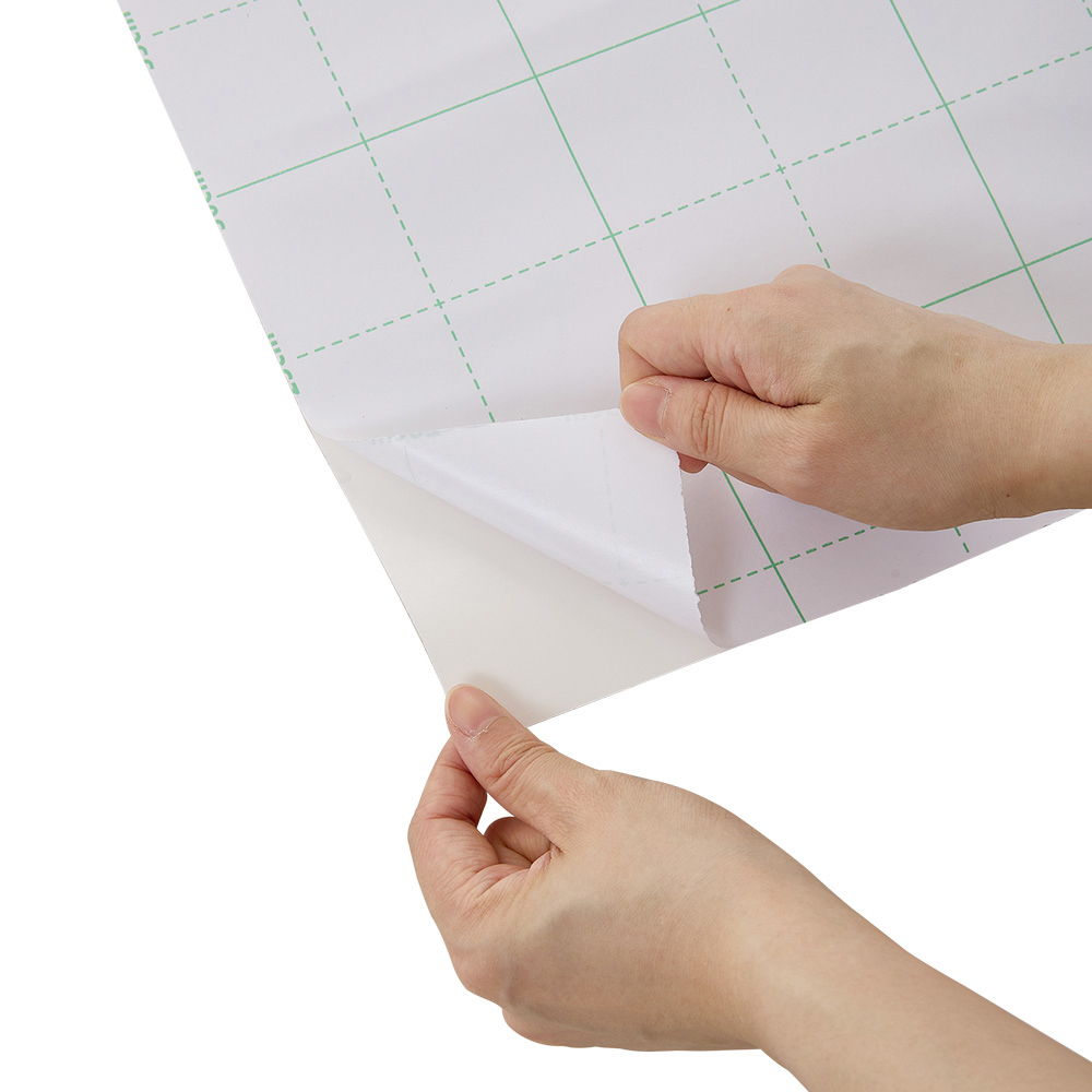 Living and Home White PVC Self Adhesive Wallpaper Image 2