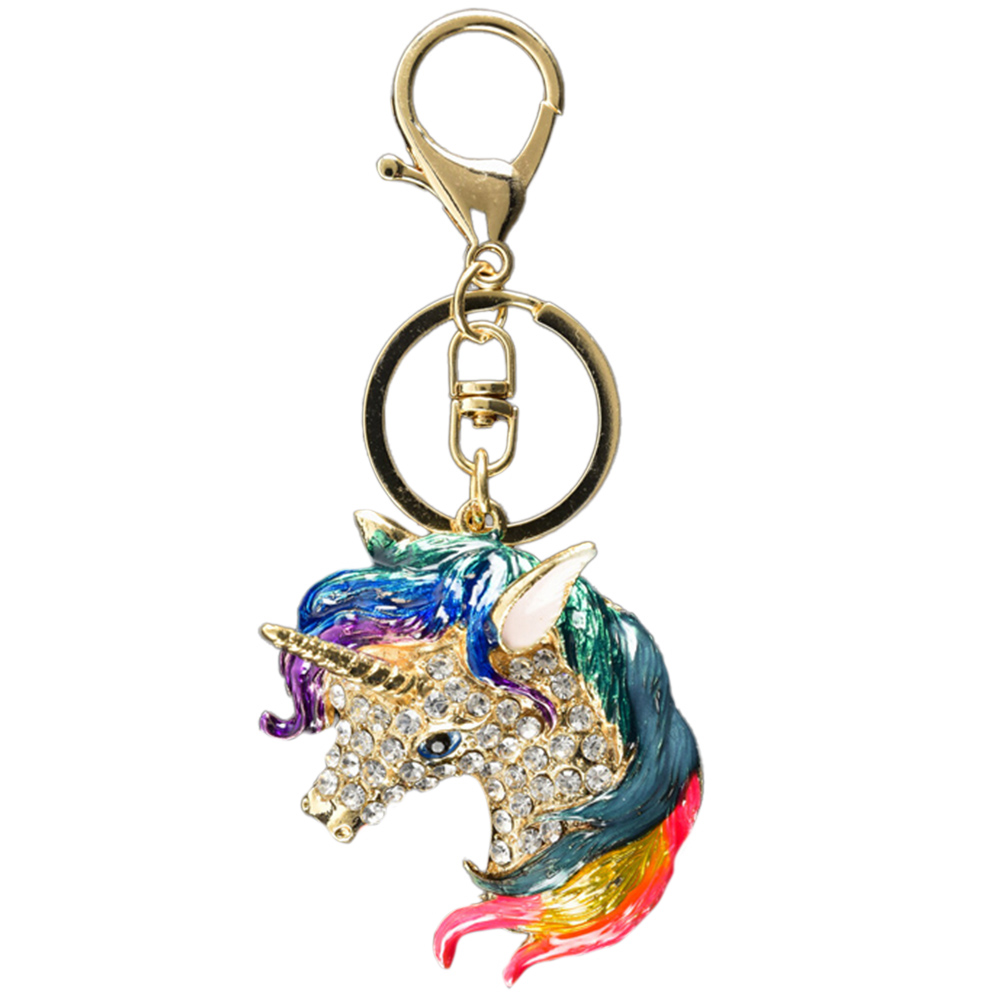 Colourful Unicorn Key Charm Image 1