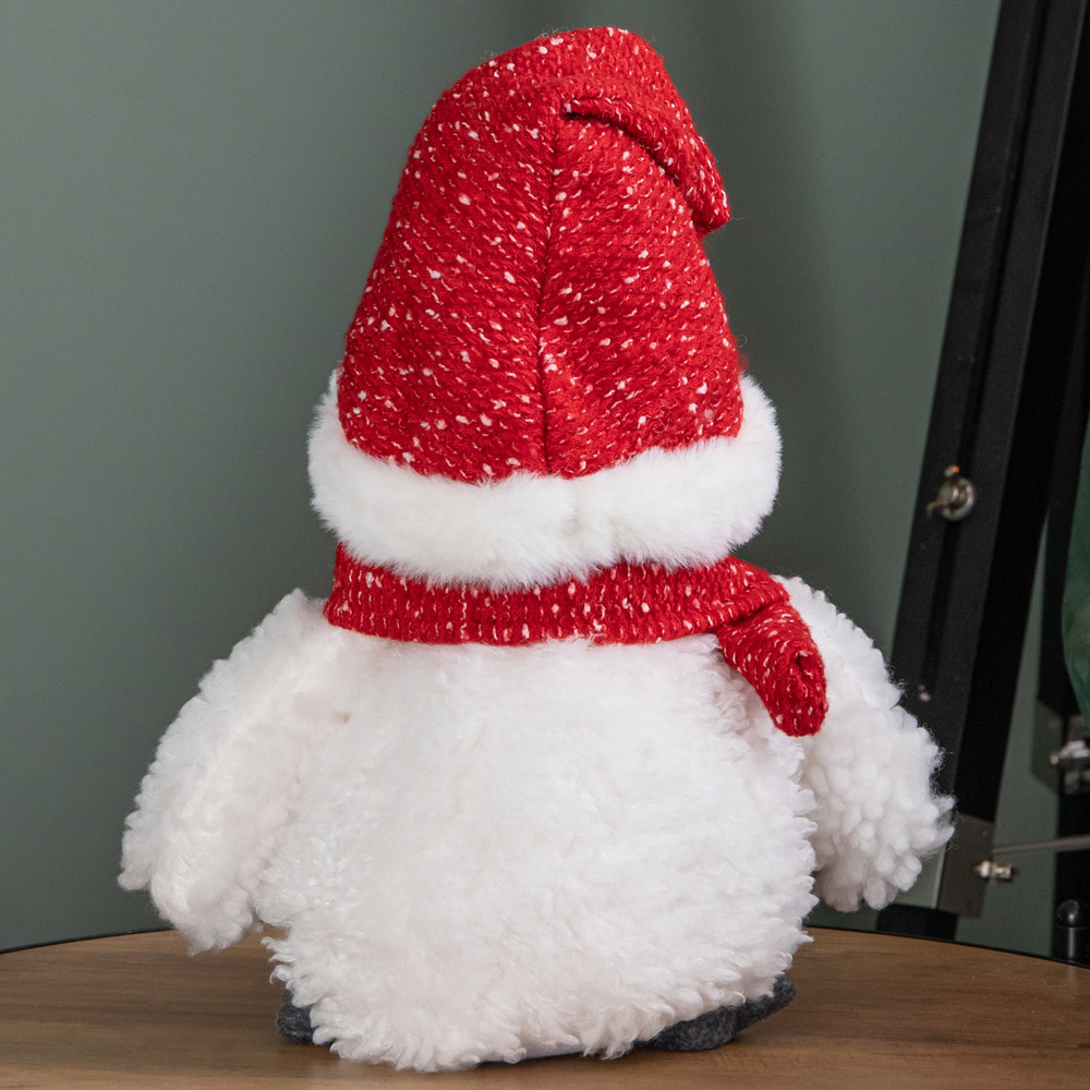 Samuel Alexander Goggle Owl with Santa Hat Plush Christmas Decoration 30cm Image 6