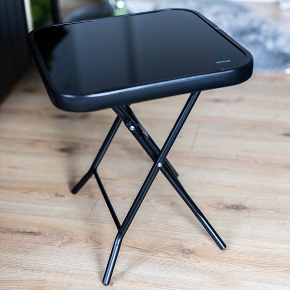 Marco Paul Garden Furniture Drinks Glass Top Side Table Image 5