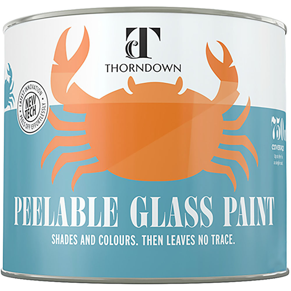 Thorndown Mercury Grey Peelable Glass Paint 750ml Image 2