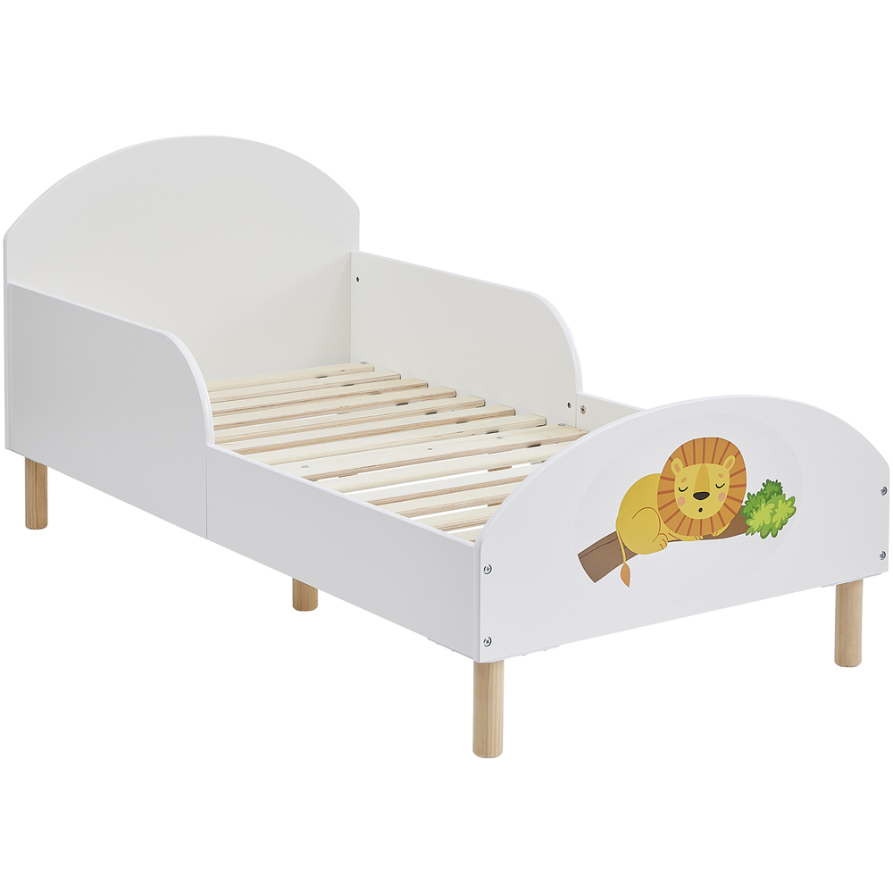 Liberty House Toys Lion White Toddler Bed Image 3