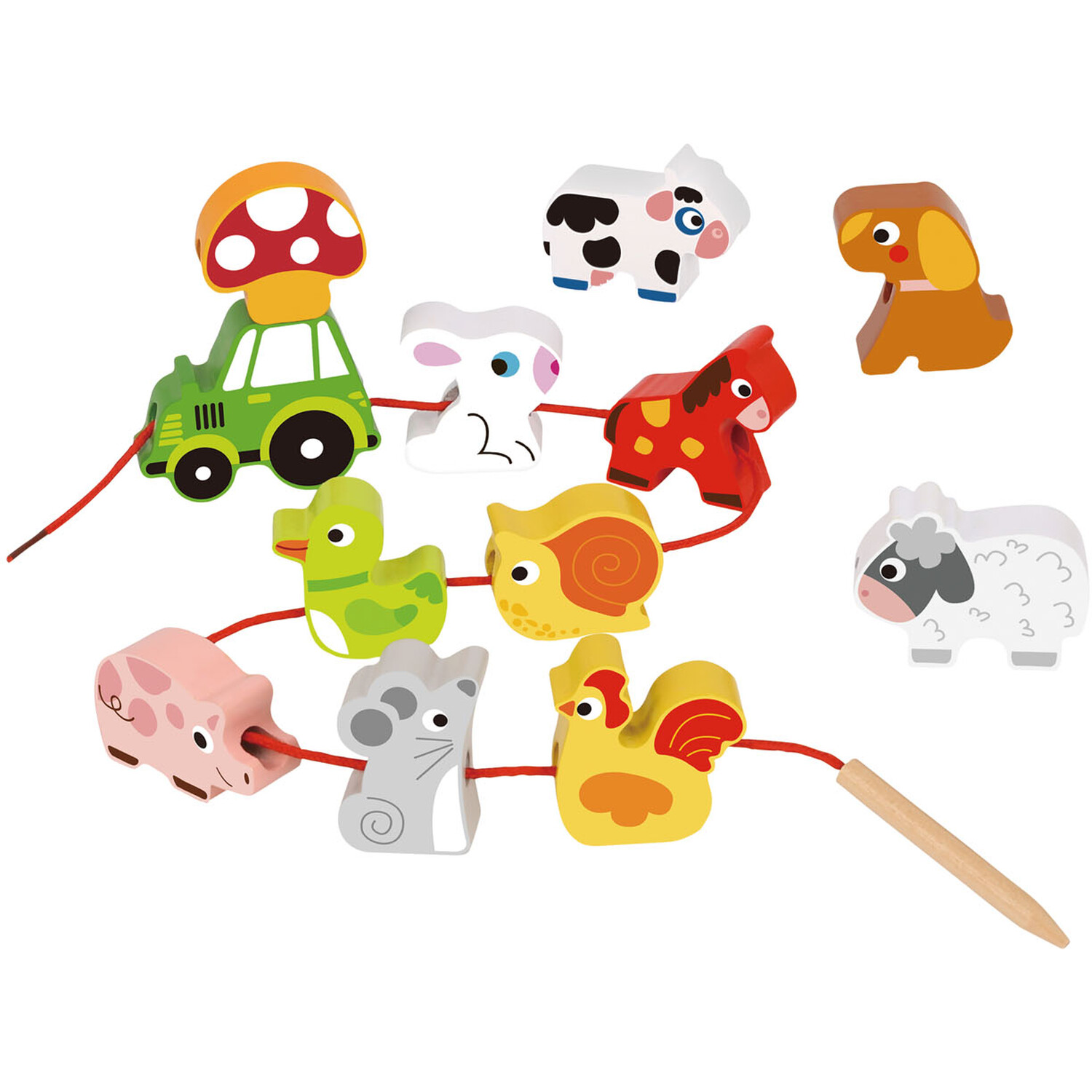 Single Lacing Blocks Toy in Assorted styles Image 1