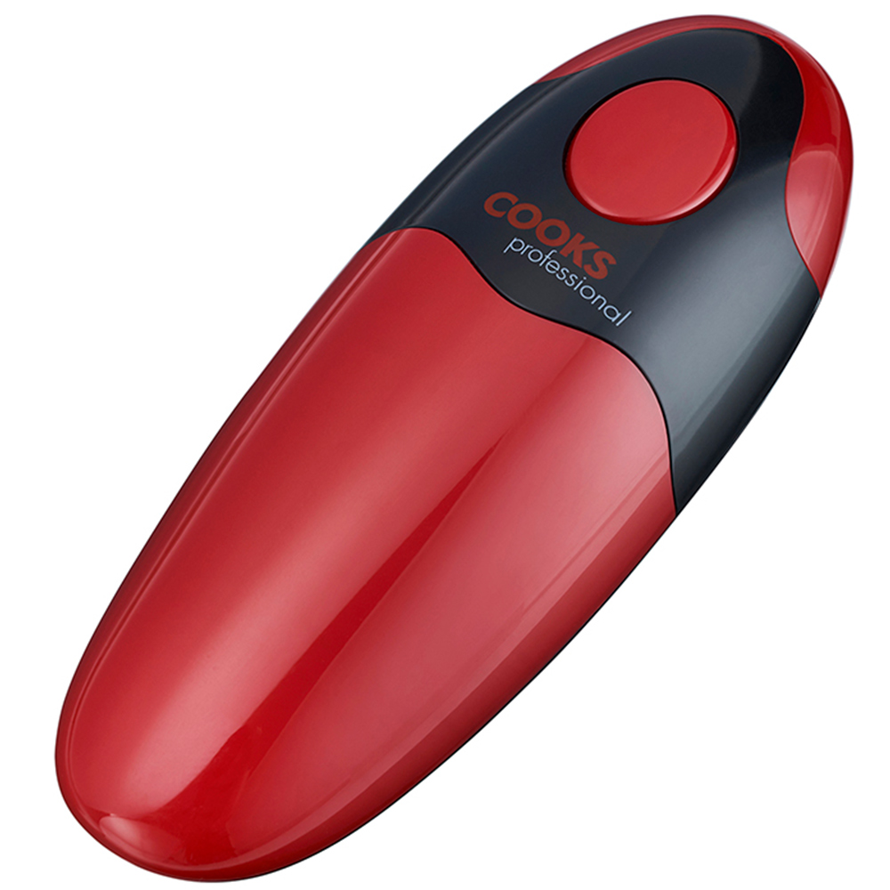 Cooks Professional K184 Red and Black Automatic Can Opener Image 3