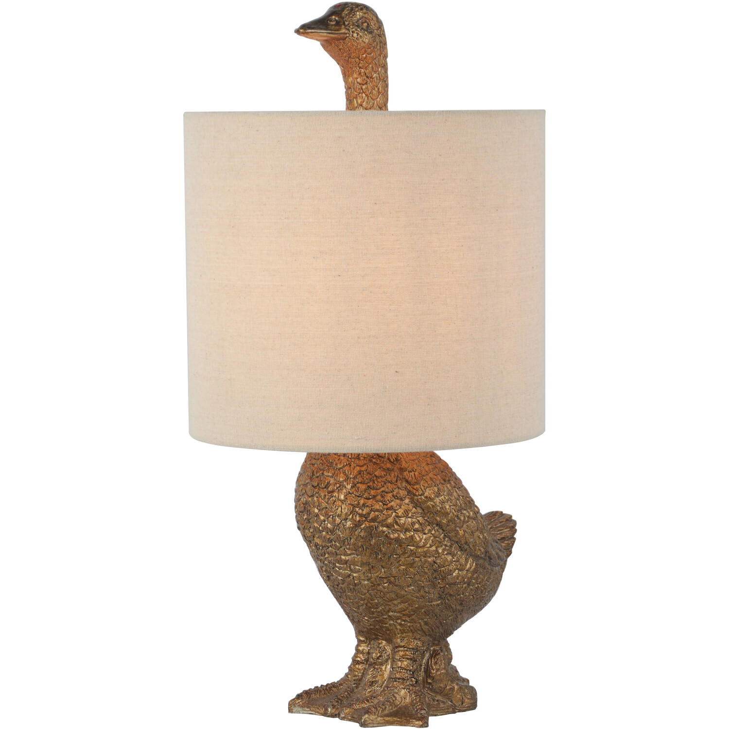 Goose Table Lamp - Gold Image 1