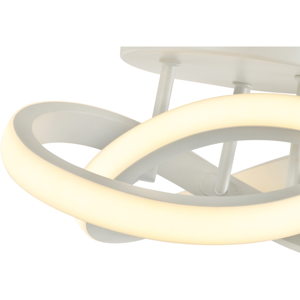 Happy Homewares 1253 Lumens White LED Ceiling Light Image 3