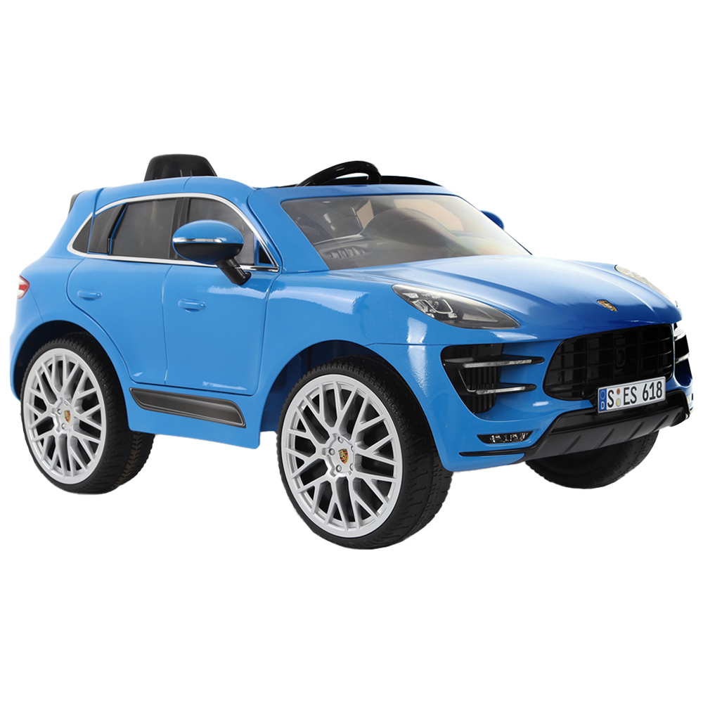 Rollplay Porsche Macan Premium Remote Control Car 12V Blue Image 1