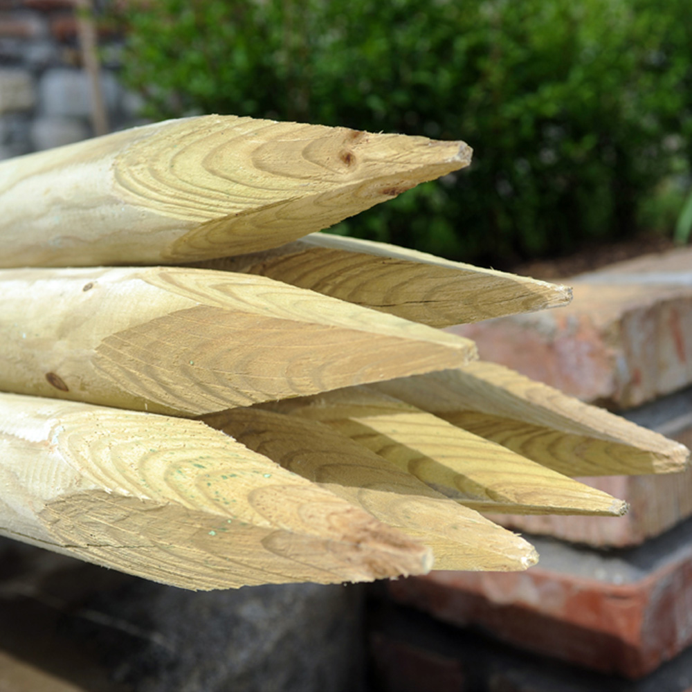 Inspirational Gifting Round Wooden Fence Post 1.65m x 75mm 10 Pack Image 3