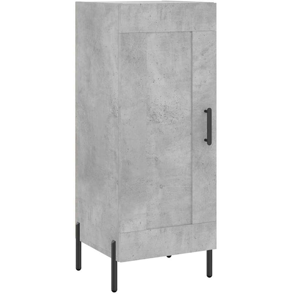 vidaXL 2 Door Concrete Grey Highboard Image 5
