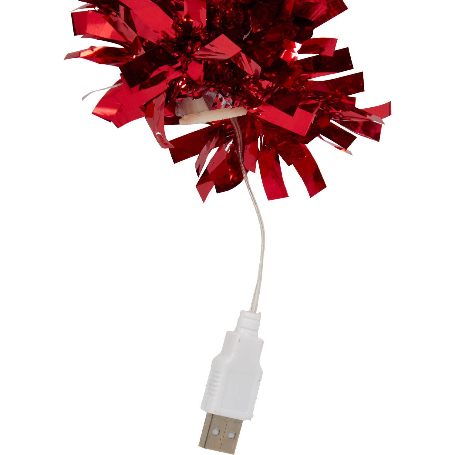 LED Tinsel Candy Cane Image 4