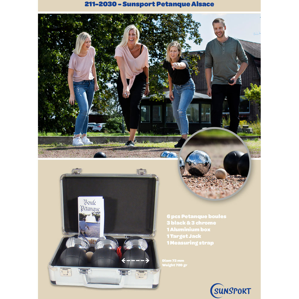 Sunsport Alsace Petanque Game Set Image 3