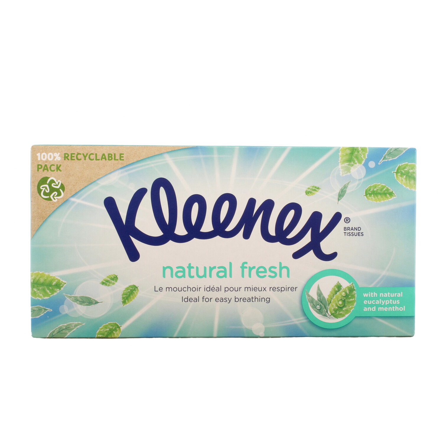Kleenex Natural Fresh Tissue Box Multicolour Image 1
