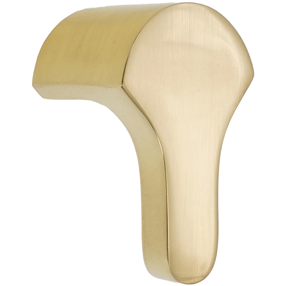 Spira Brass Tulip Polished Brass Drop Pull Handle Image 1