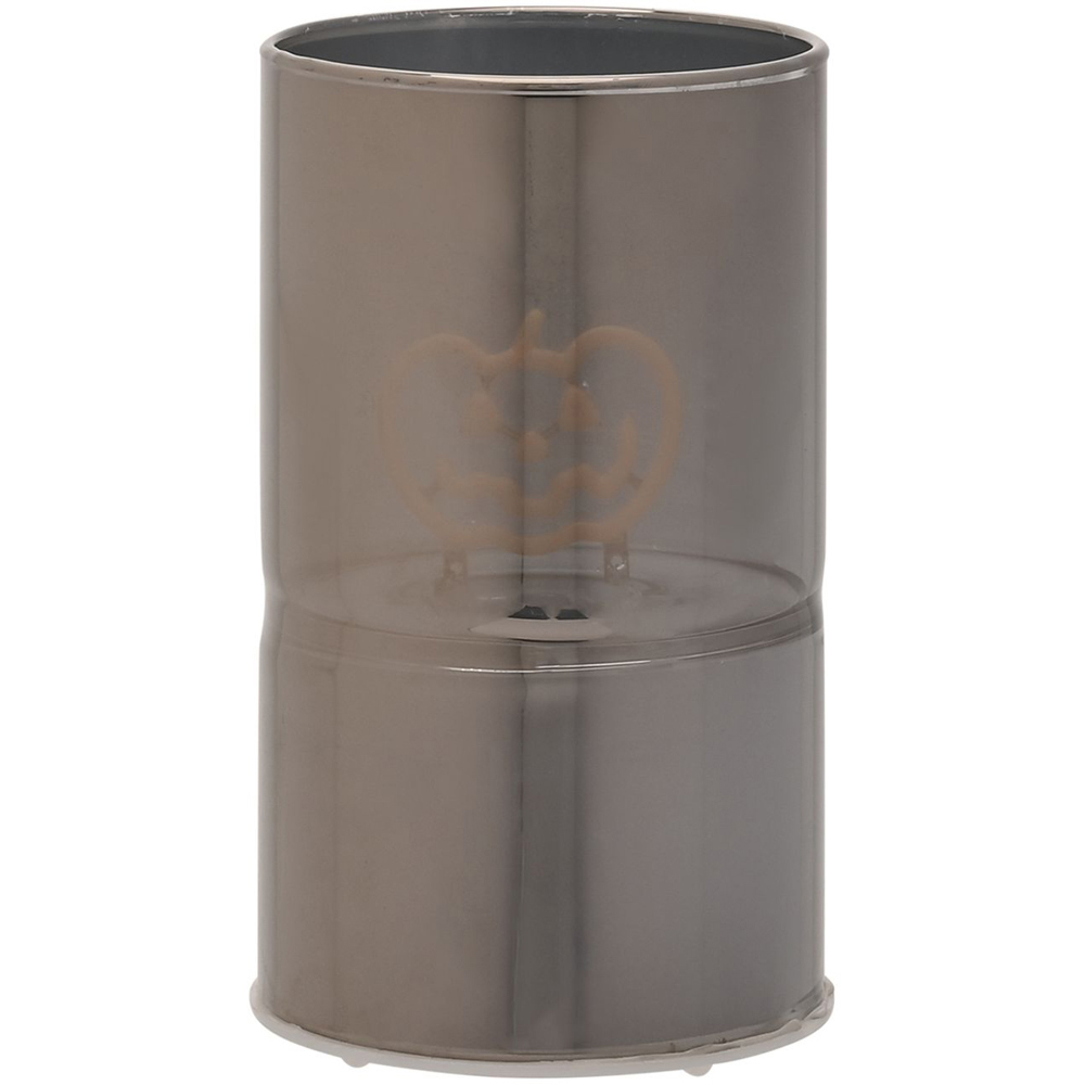 Hocus Pocus Grey LED Glass Pumpkin Light Tube Image 3