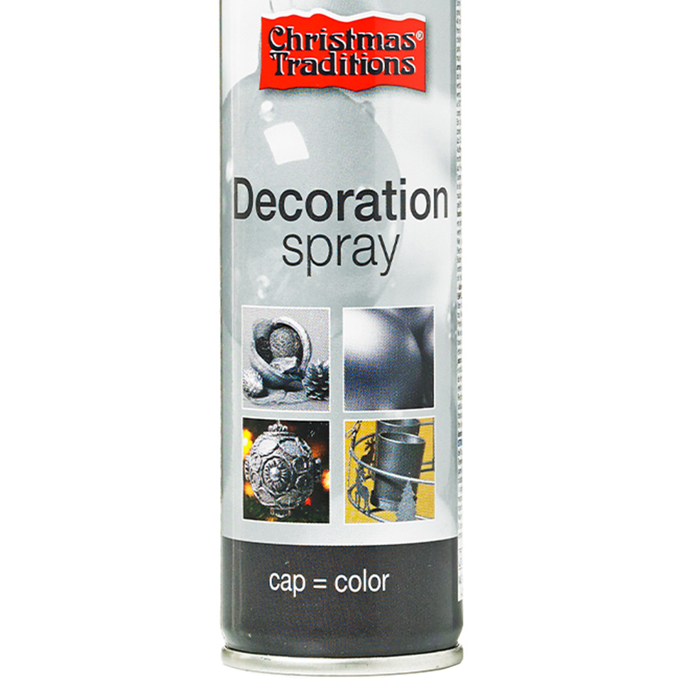 Christmas Traditions Silver Decoration Spray Paint 150ml Image 3