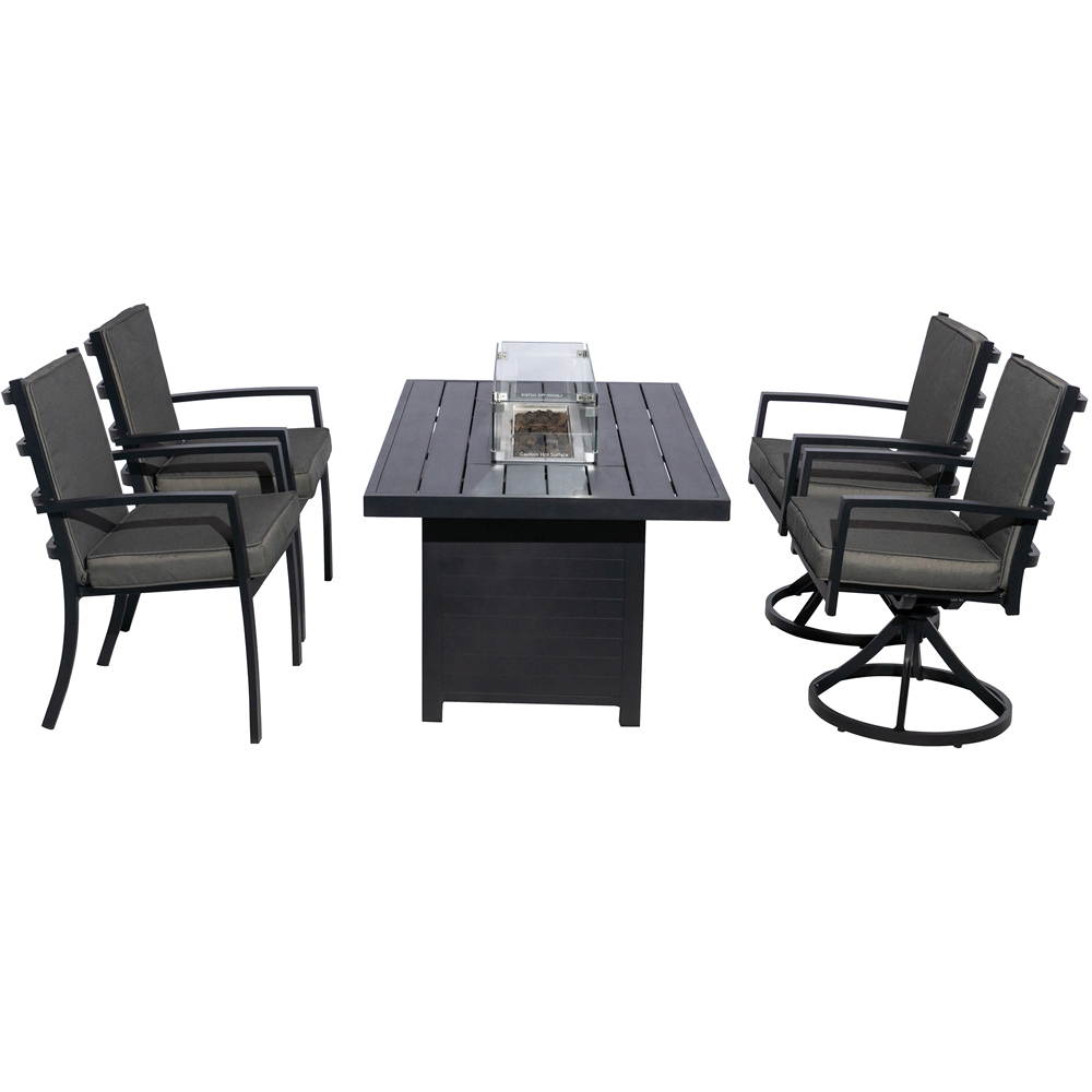 Furniture One 4 Seater Aluminium Garden Dining Set Image 5